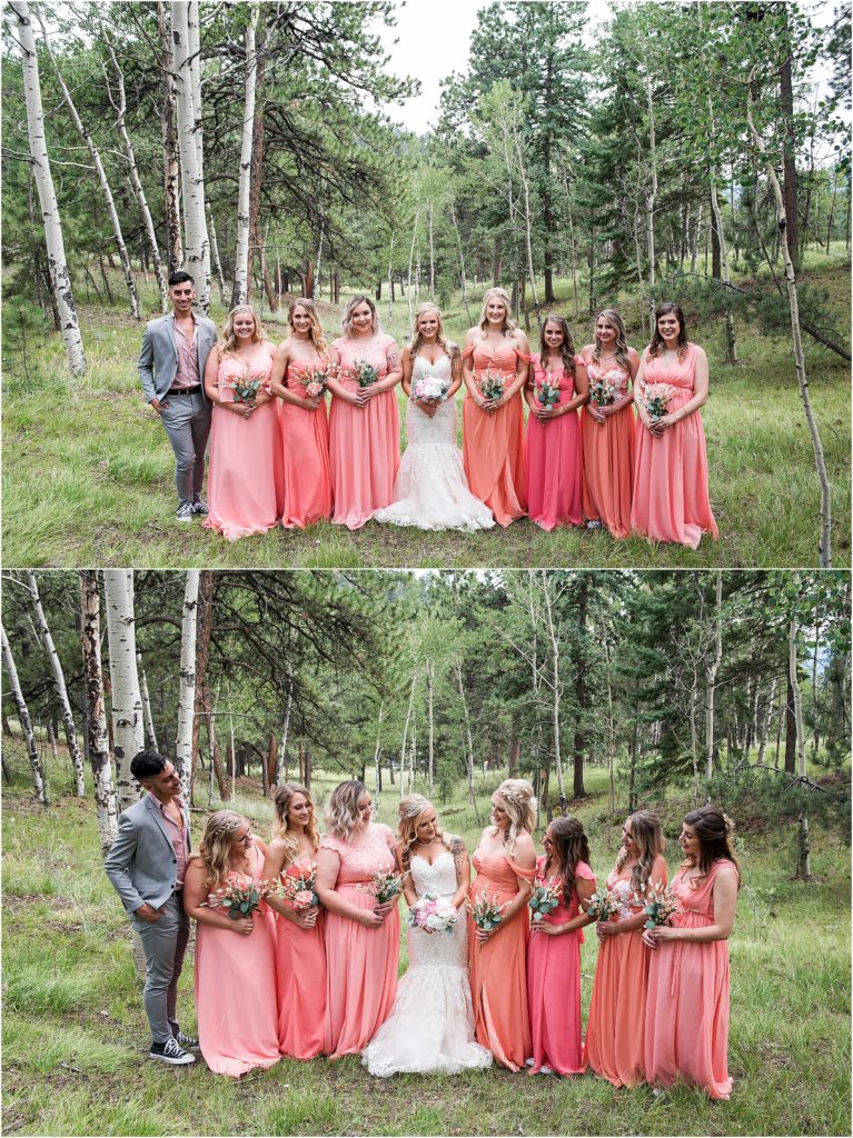 Breanda and her bridal party.