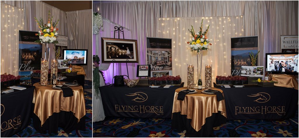 Flying Horse Club has a vendor booth at the Something New Cheers Bridal Show and Fashion Show