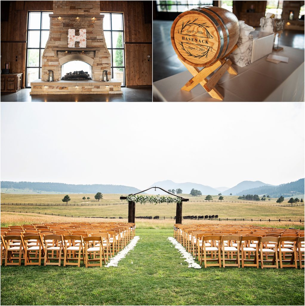 Spruce Mountain Ranch in Larkspur, Colorado, provides incredible indoor and outdoor space for a successful wedding