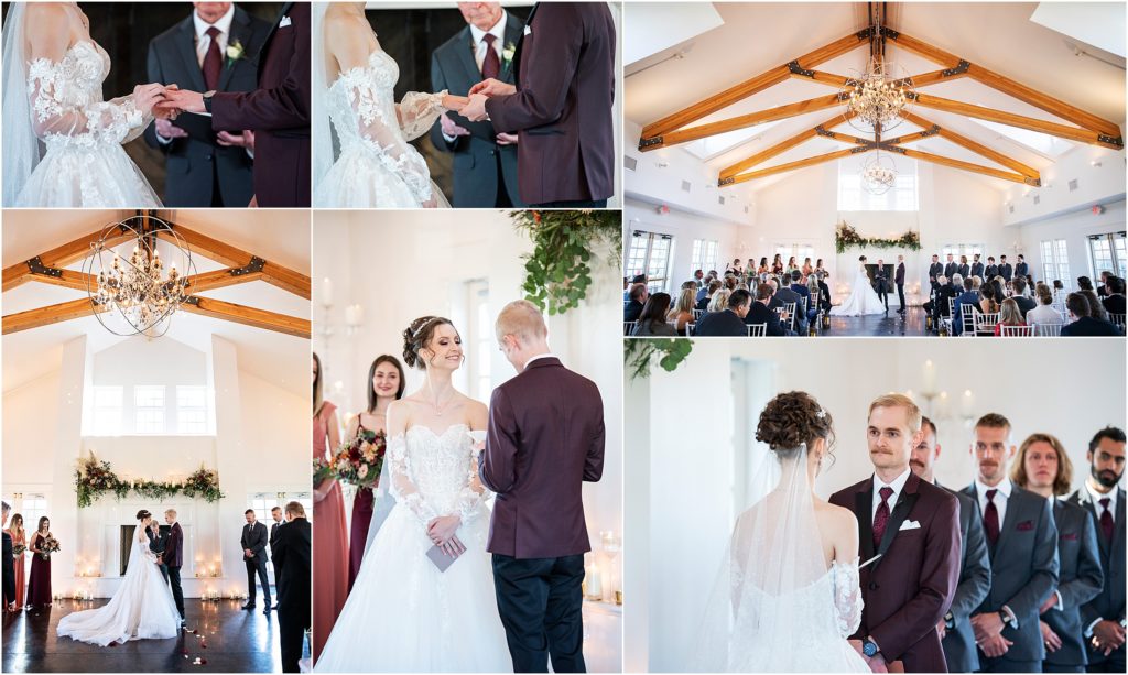 Into wedding ceremony at the Manor House in Colorado