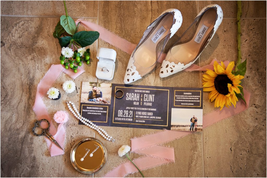 Styled wedding invitation image